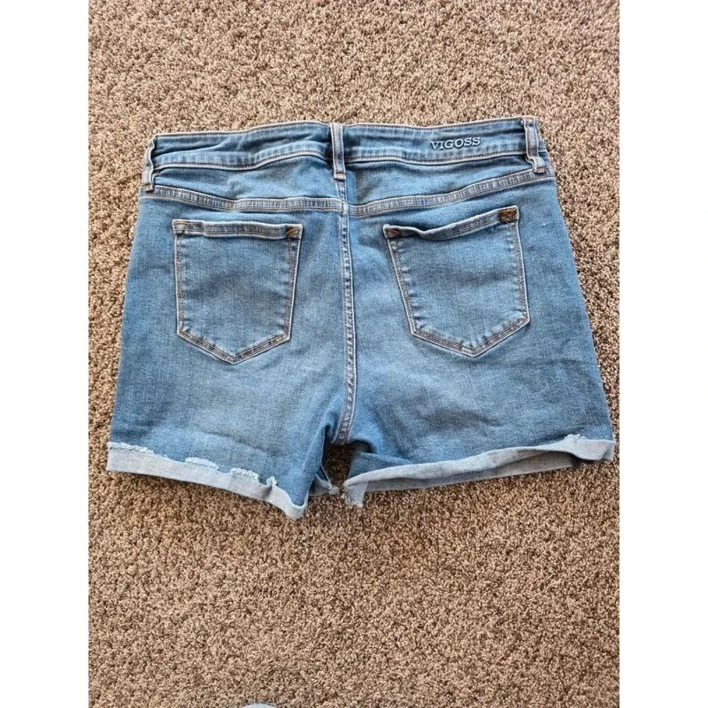 Vigoss Marley Mid-Rise Denim Jean Shorts - Size 30 / 10 EUC